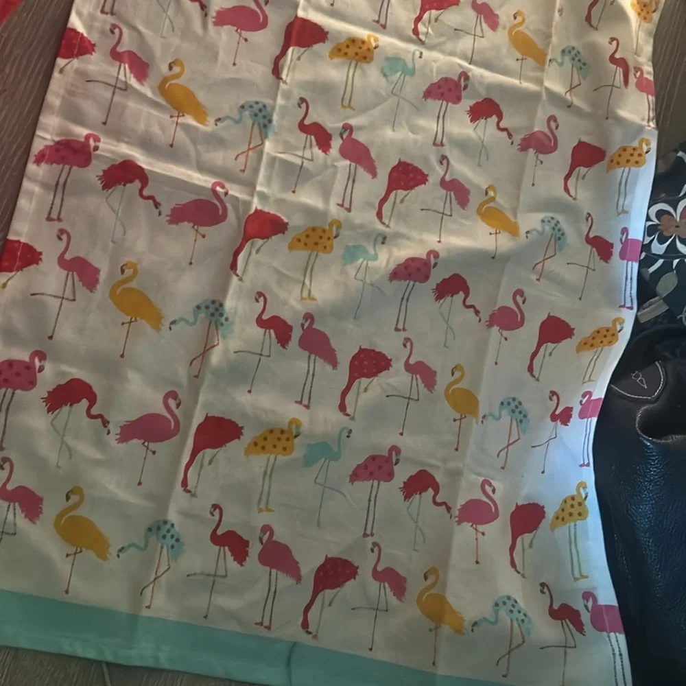 WEST ELM lobster/beachy dish towel plus freebie